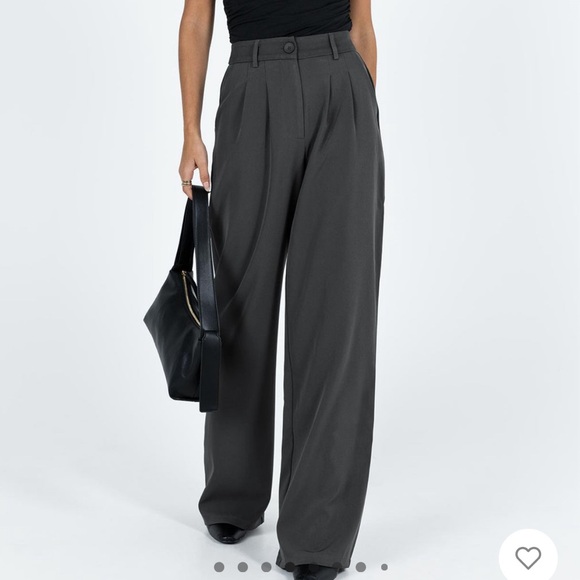 Princess Polly Archer Pants Slate (Tall) - Picture 1 of 4